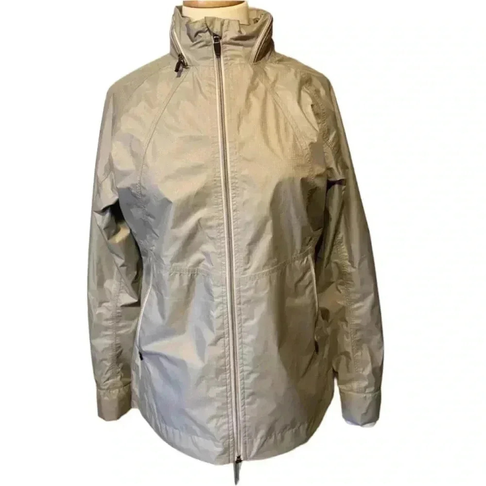 Women’s Grey Avalanche Windbreaker Size M outdoor apparel waterproof weather - Picture 5 of 7